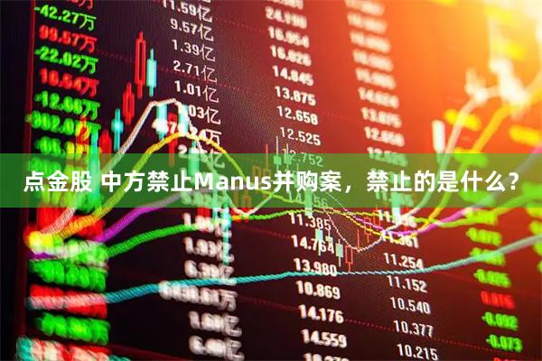 点金股 中方禁止Manus并购案，禁止的是什么？
