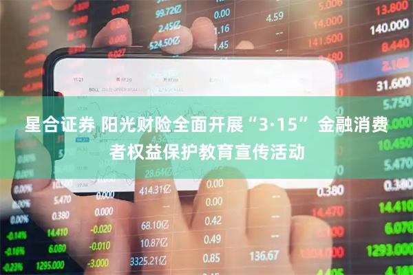 星合证券 阳光财险全面开展“3·15” 金融消费者权益保护教育宣传活动