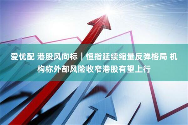 爱优配 港股风向标｜恒指延续缩量反弹格局 机构称外部风险收窄港股有望上行